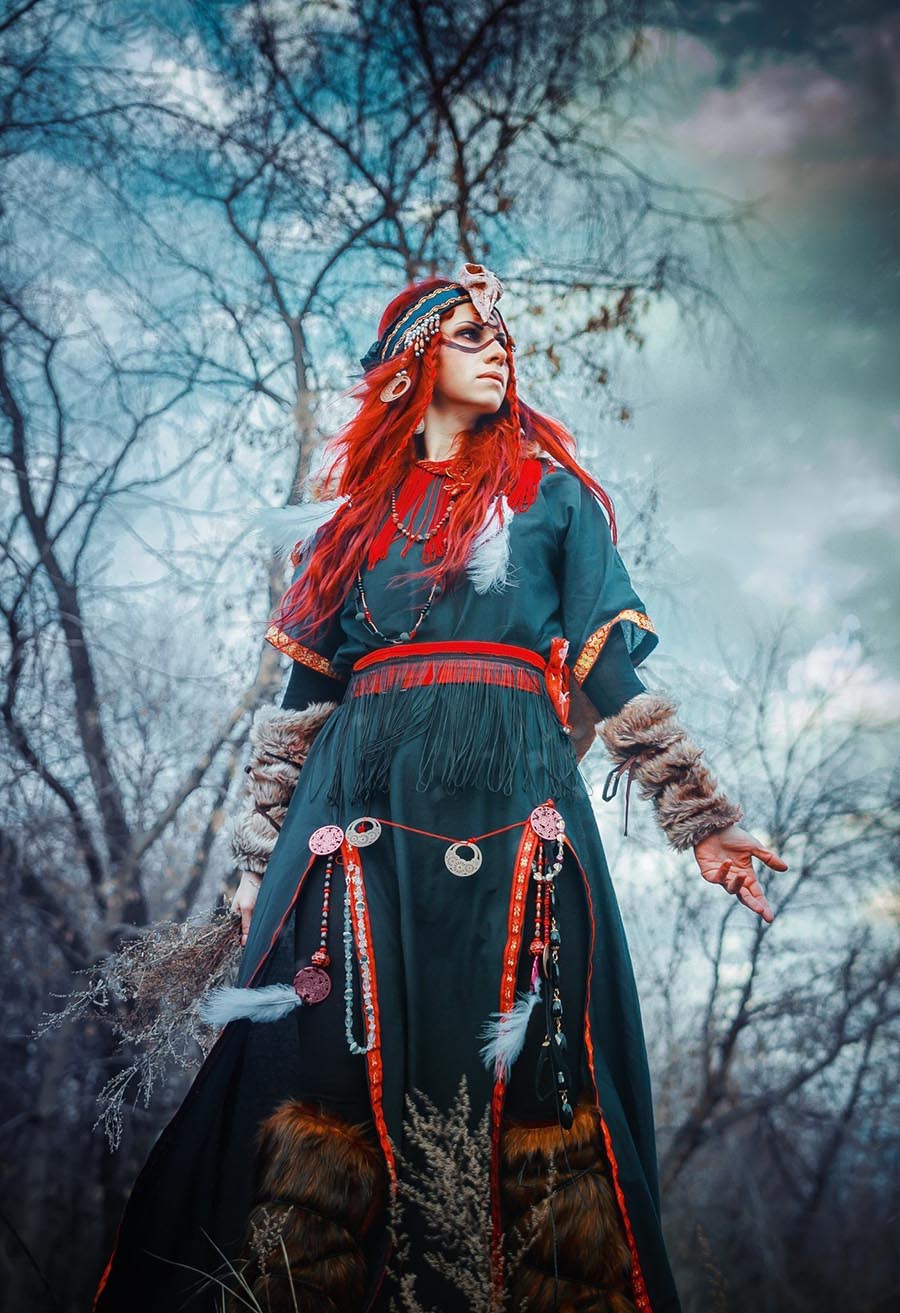 Girls in Slavic costumes underwear in Kawasaki