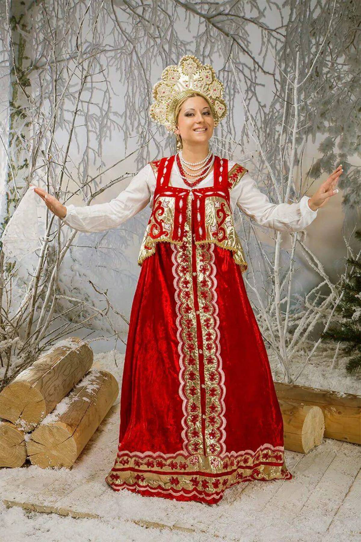 Girls in Slavic costumes in Kawasaki